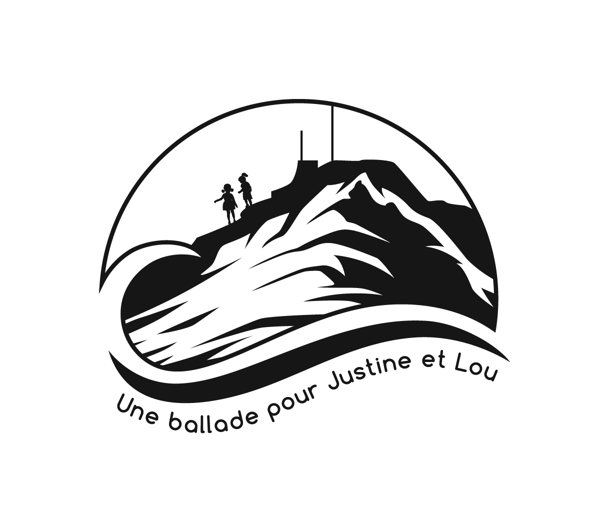 Logo Une Ballade pour Justine et Lou